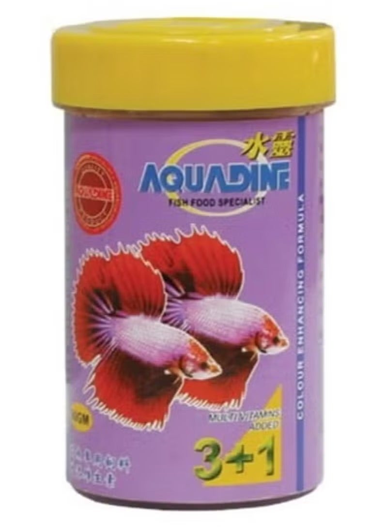 Aquadine Betta Basic food for fish 60grams - Image 1